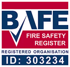 BAFE certified fire safety contractor logo
